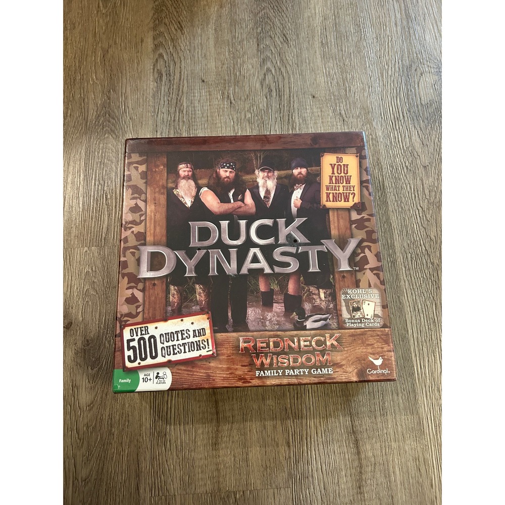 Cardinal Duck Dynasty Redneck Wisdom Board Game Family New Brown Kohls Exclusive